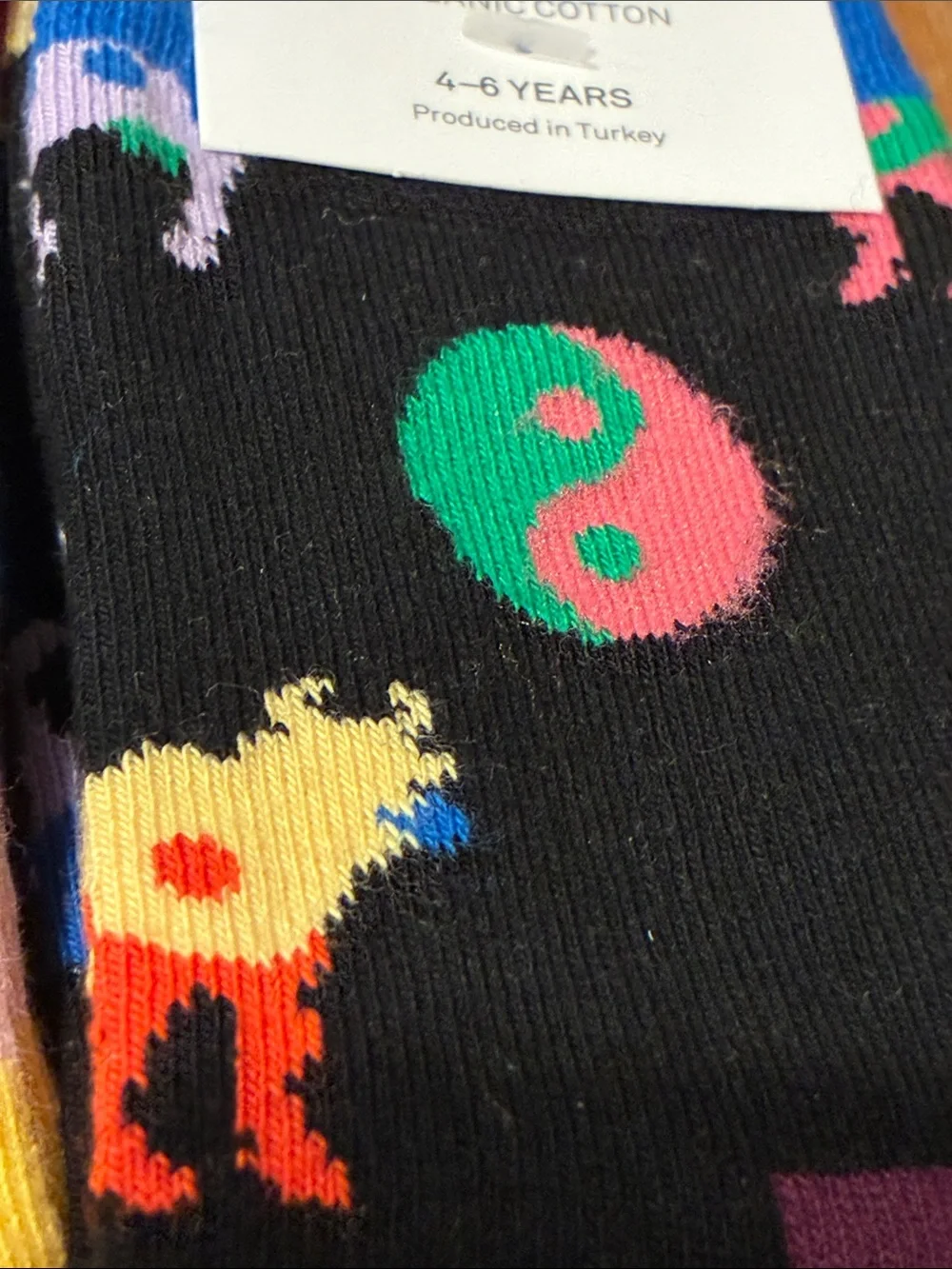 NWT Happy Socks Kids Crew Socks - Size 4-6 Years Cute!!